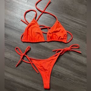 ORANGE GIAH SWIM BIKINI
